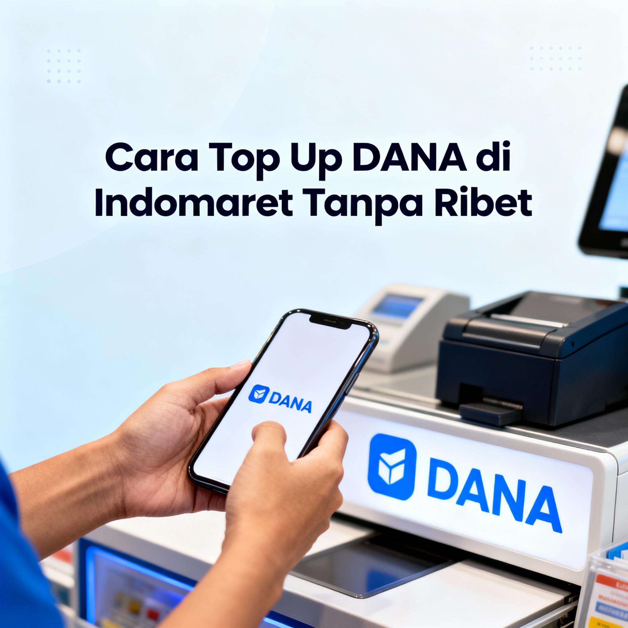 cara top up DANA di Indomaret tanpa ribet