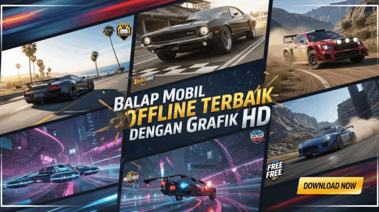 Balap Mobil Offline Terbaik dengan Grafik HD