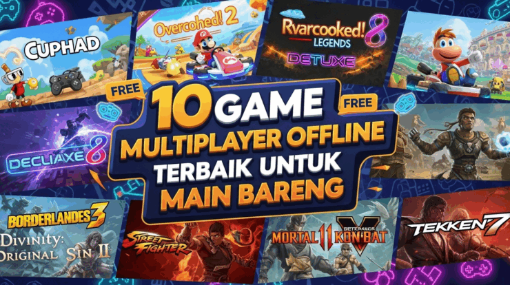 10 Game Multiplayer Offline Terbaik untuk Main Bareng