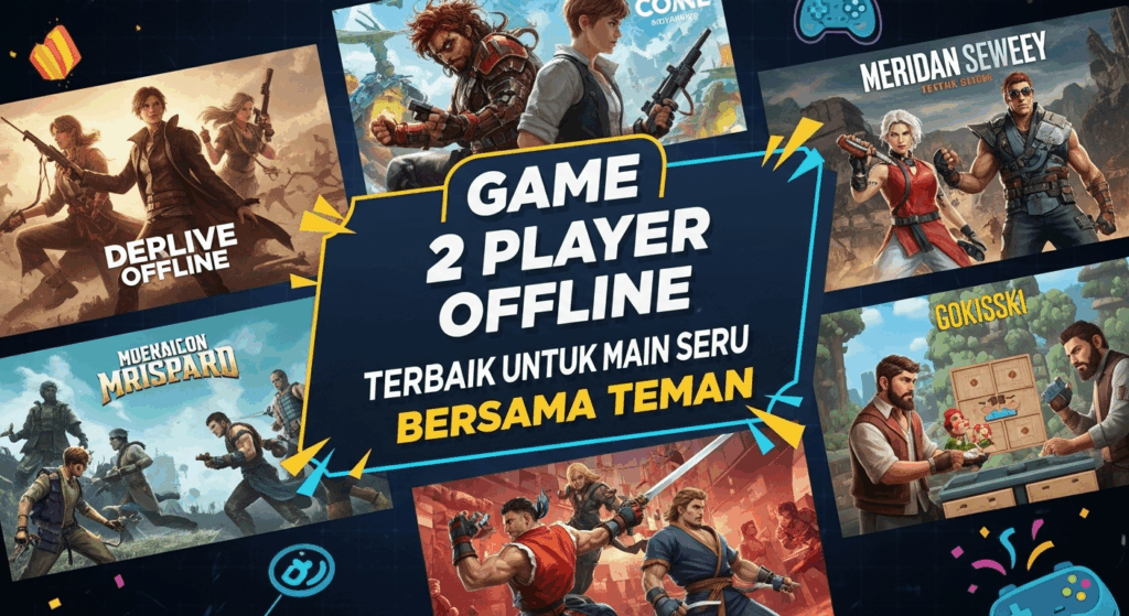 Game 2 Player Offline Terbaik untuk Main Seru Bersama Teman