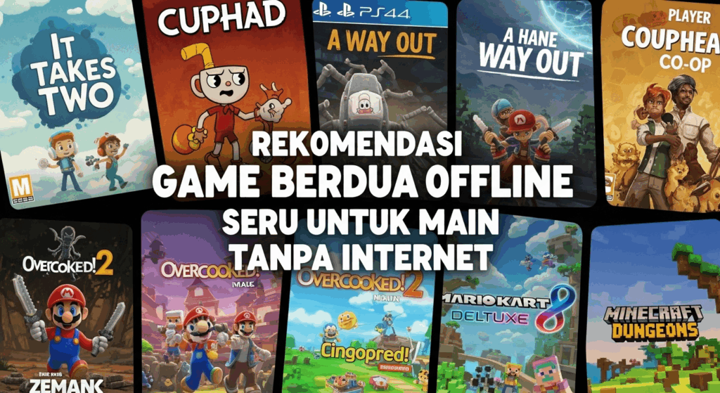Rekomendasi Game Berdua Offline Seru untuk Main Tanpa Internet
