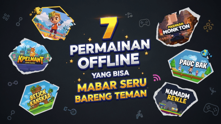 7 Permainan Offline yang Bisa Mabar Seru Bareng Teman