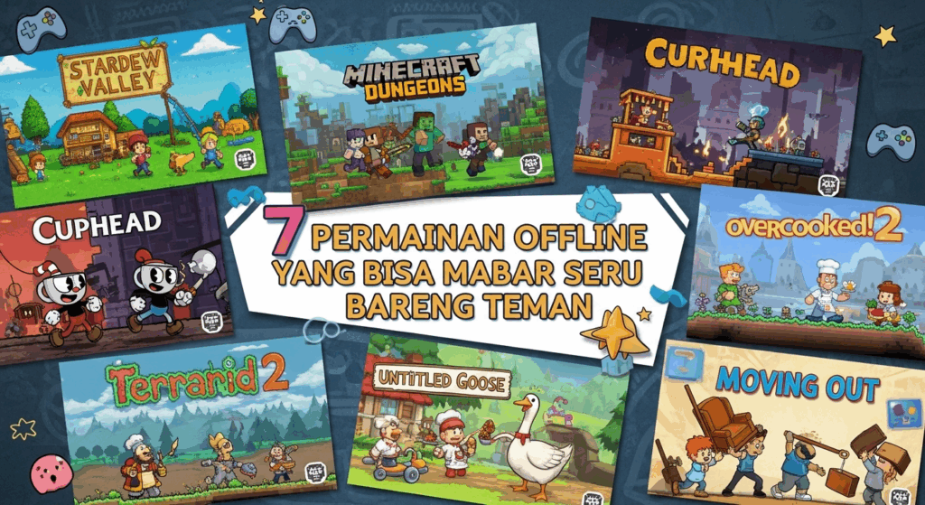7 Permainan Offline yang Bisa Mabar Seru Bareng Teman