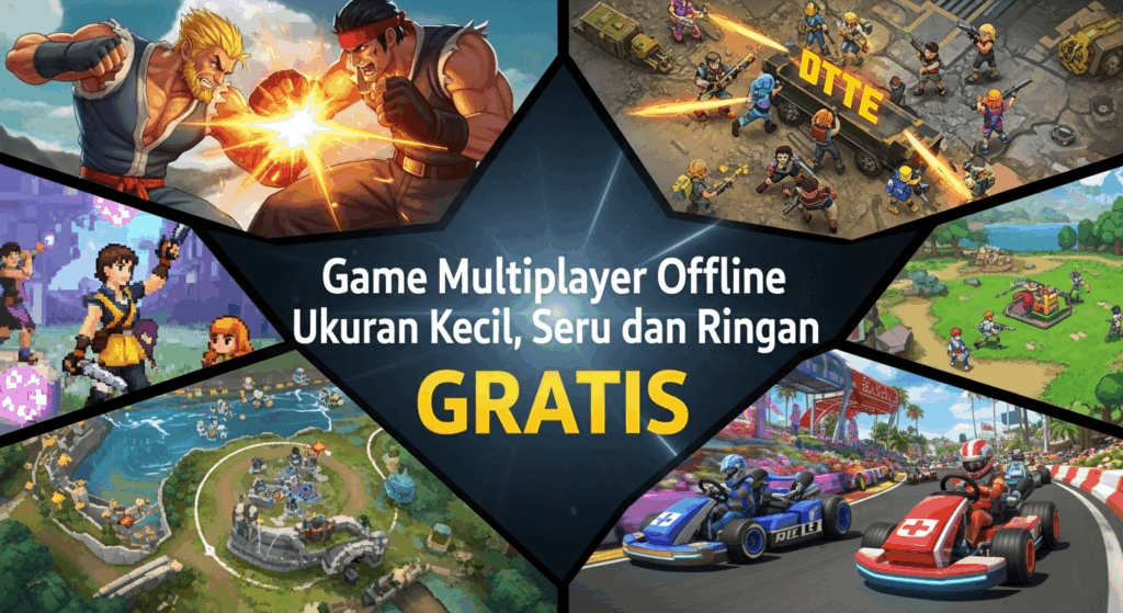Game Multiplayer Offline Ukuran Kecil, Seru dan Ringan